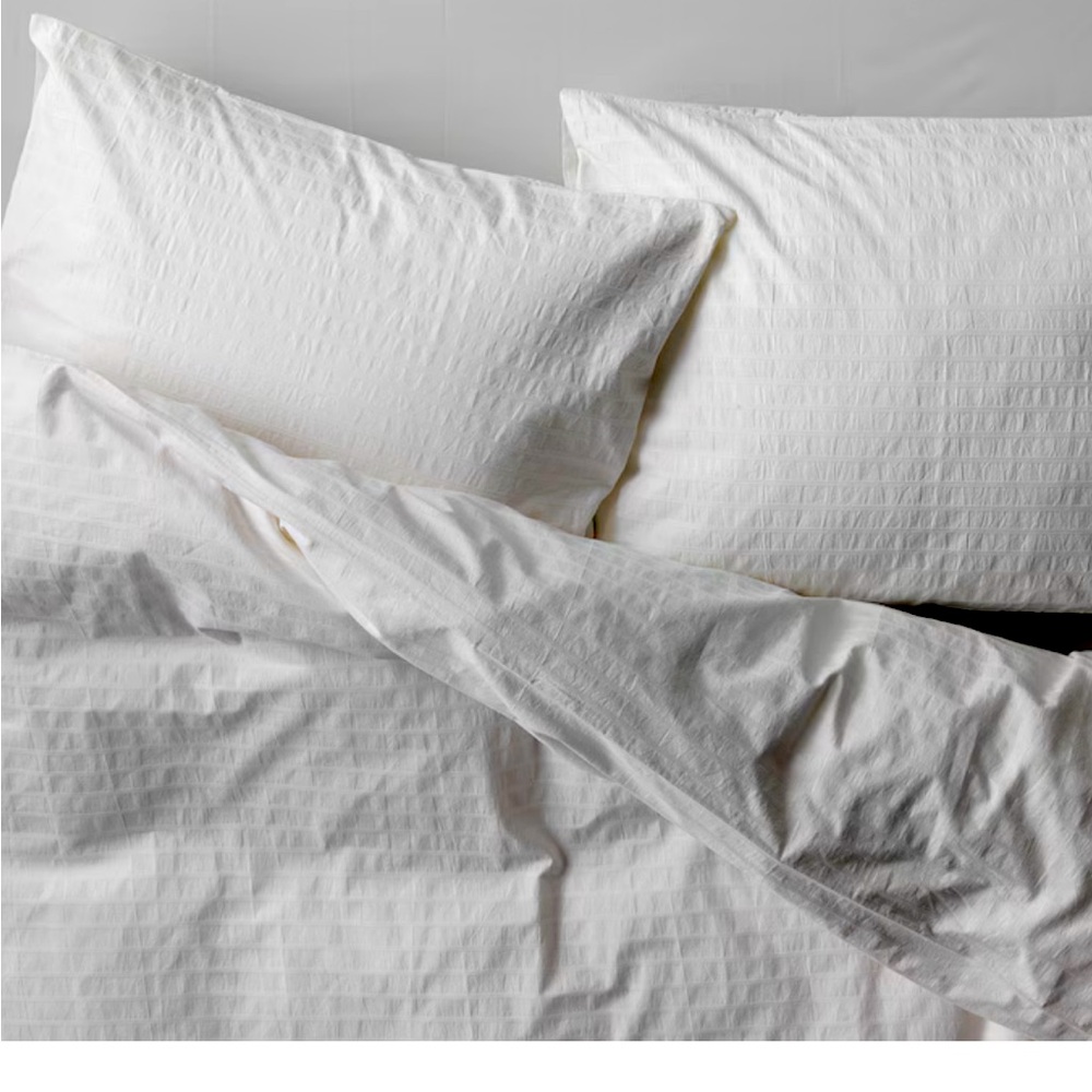 OFELIA VASS IKEA King Duvet cover White